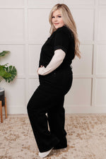 Load image into Gallery viewer, Judy Blue Tilda Short Sleeve Control Top Denim Jumpsuit
