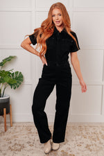 Load image into Gallery viewer, Judy Blue Tilda Short Sleeve Control Top Denim Jumpsuit
