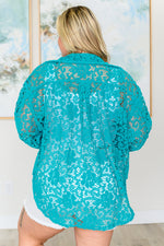 Load image into Gallery viewer, Topped with Lace Button Down
