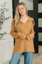 Load image into Gallery viewer, Travel Far &amp; Wide Sweater in Taupe
