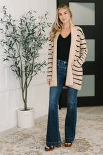 Load image into Gallery viewer, Under Wraps Striped Cardigan
