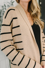 Load image into Gallery viewer, Under Wraps Striped Cardigan
