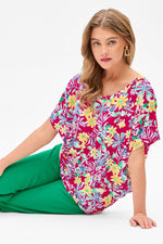 Load image into Gallery viewer, Dear Scarlett Floral Sadie Top
