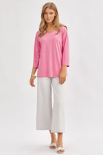 Load image into Gallery viewer, Dear Scarlett Signature Classic Round Neck Top
