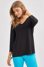 Load image into Gallery viewer, Dear Scarlett Signature Classic V-Neck Top
