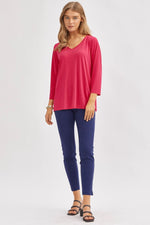 Load image into Gallery viewer, Dear Scarlett Signature Classic V-Neck Top

