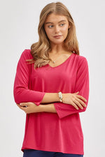 Load image into Gallery viewer, Dear Scarlett Signature Classic V-Neck Top
