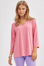 Load image into Gallery viewer, Dear Scarlett Signature Classic V-Neck Top

