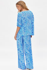 Load image into Gallery viewer, Dear Scarlett Cabana Set in PaisleyRoyal Blue
